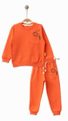 Çocuk Sweat Eşofman Takım Mercan 1-6 Yaş