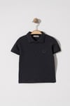 Erkek Çocuk Basic Siyah Polo Yaka Tshirt 2-5 Yaş