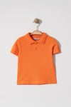 Erkek Çocuk Basic Turuncu Polo Yaka Tshirt 2-5 Yaş