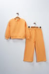 Kız Çocuk Basic Sweatshirt Takım 5-8 Yaş Kayısı