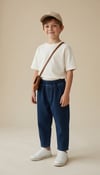 Erkek Çocuk Üst Penye Oversize Dokuma Pantolon