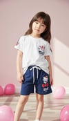 Hello Kitty Kız Çocuk Penye Şortlu Takım