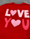 Kız Çocuk Kalp Kabartmalı Love Penye Şort Takım