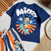 Mickey Mouse Baskılı Erkek Çocuk Penye Şort Takım