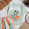Mickey Mouse Baskılı Erkek Çocuk Penye Şort Takım