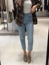 Boyfriend jean BUZ MAVİ
