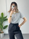 Çizgili Basic Tshırt