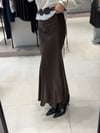 Maxi Boy Saten Etek KAHVE