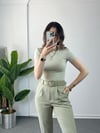 Orjinal Marka Mint Crop Tshırt