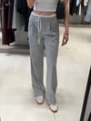 Zr Model Beli Lastikli Pantolon GRİ
