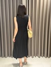 Zr Model Beli Lastikli Tensel Midi Elbise SİYAH