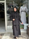 CEREMONY BELİ LASTİKLİ DÜZ NEPTÜN ETEK SİYAH
