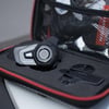 Knmaster KN6100 PRO Motosiklet Kask İnterkom Seti-Karbon Siyah