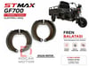Stmax GF700 3 Tekerli Kasalı Elektrikli -AKalite- Arka Fren Balatası Sağ Sol Takım