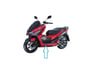 SYM JET X 125 Alt Panel Sol MAT MAVİ Orijinal