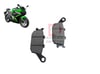 Yuki GP-2 Taro 125 R Arka Fren Disk Balatası Akalite