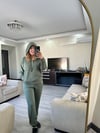 HAKİ MODAL KUMAŞ KAPŞONLU EŞOFMAN TAKIM