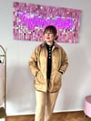 KADİFE YAKA CAMEL MONT