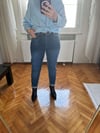 KAROL YÜKSEK BEL LİKRALI MOM JEANS