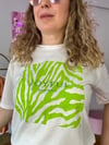 YEŞİL BASKILI TSHİRT