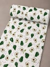 Bebek Özel %100 Pamuk Poplin Kumaş Avokado Desenli 240 cm Eninde 