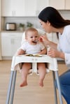 Bebek Özel Bebek Çocuk Mama Sandalyesi Minderi Kahverengi Gökkuşağı Kahverengi