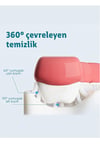 Bebek Özel U Tipi Yeni Nesil Diş Fırçası Seti - Pembe Fırçalık + Pembe Kalp 2-6 Yaş + Köpük Macun