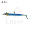 Aqua Salty EEL 23 gr 2+1 Silikon Blue Silver