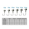 Jaxon Tanami GT1 10 gr Silver Jig Head 2 Li