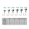 Jaxon Tanami GT2 8 gr Silver Jig Head 2 Li