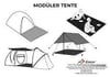 Modüler Tente (Siyah)
