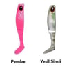 Soft Bait Lure Wild Action Silikon Balık/PembeSoft Bait Lure Wild Action Silikon Balık/Pembe