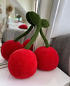 Cherry Plush Pillow