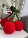 Cherry Plush Pillow