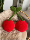 Cherry Plush Pillow