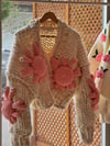 Crap wool cardigan