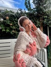 Crap wool cardigan