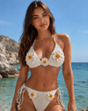 Daisy bikini and beanie set