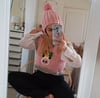 Pink Cow Sweater