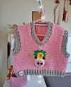 Pink Cow Sweater