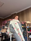 Pink rose scarf
