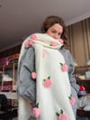 Pink rose scarf