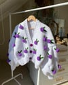 Purple Roses Cardigan