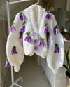 White Lavender Cardigan