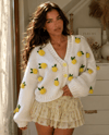Yellow Rose Cardigan