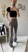  çizgi çımalı likralı esnek pantolon
