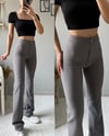  çizgi çımalı likralı esnek pantolon