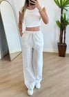 Adora Krem Bel Lastik Pantolon