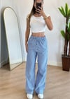 Adora Mavi Bel Lastik Pantolon