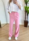 Cosmo Pembe Bel Lastik Detay Palazzo Pantolon
